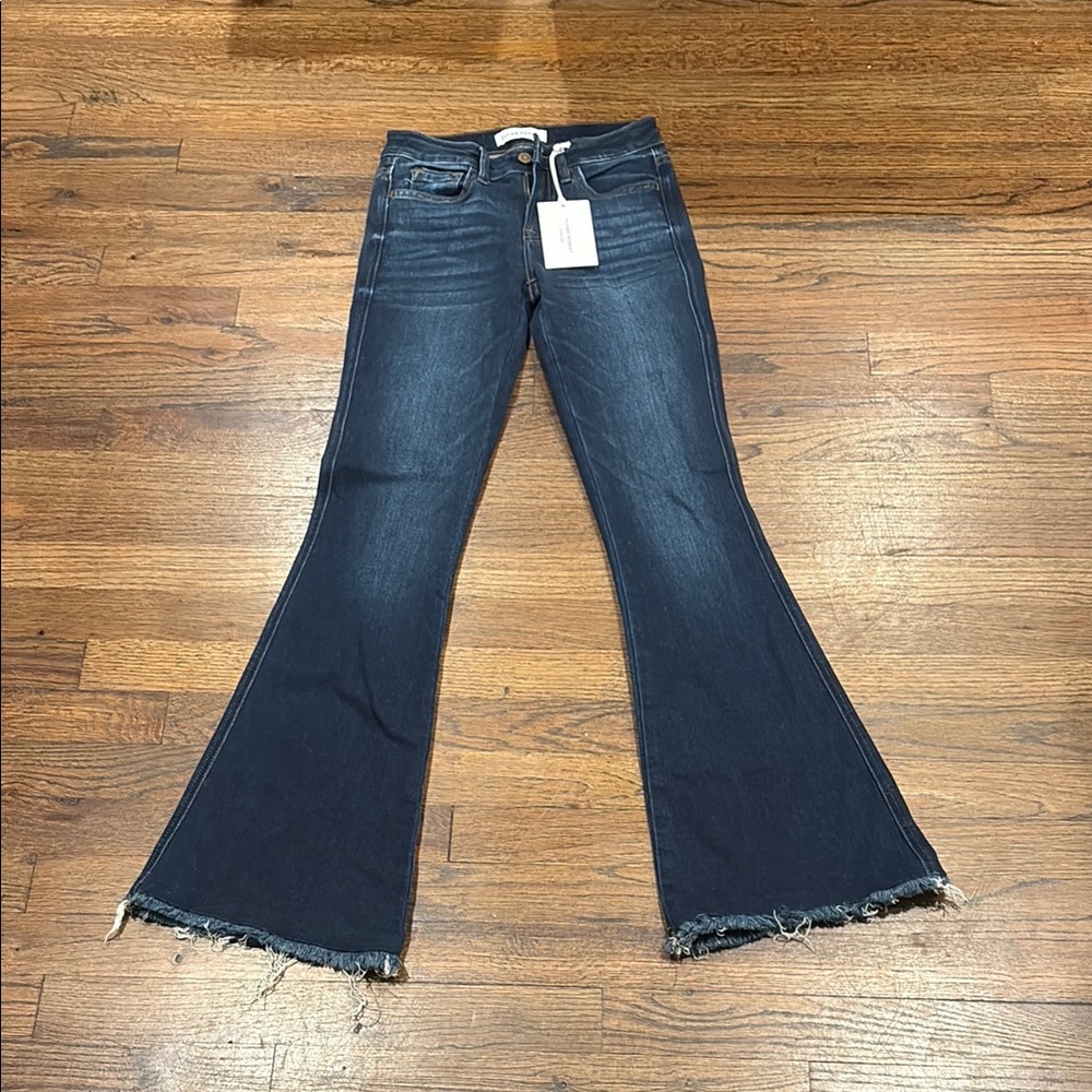 Flying Monkey Dark Blue Flare Jeans